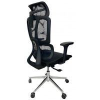 Кресло SitUp PALMA (Пальма) Black chrome (сетка Black/Black) купить в Минске