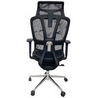 Кресло SitUp PALMA (Пальма) Black chrome (сетка Black/Black) купить в Минске
