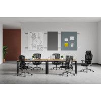 Кресло SitUp PALMA (Пальма) Black chrome (сетка Black/Black) купить в Минске