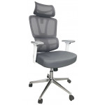 Кресло SitUp PALMA (Пальма) White chrome (сетка Grey/Grey)
