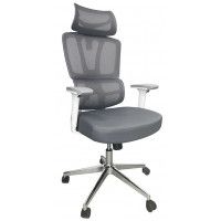 Кресло SitUp PALMA (Пальма) White chrome (сетка Grey/Grey)