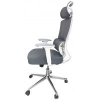 Кресло SitUp PALMA (Пальма) White chrome (сетка Grey/Grey) купить в Минске