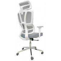 Кресло SitUp PALMA (Пальма) White chrome (сетка Grey/Grey) купить в Минске