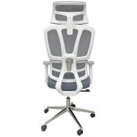 Кресло SitUp PALMA (Пальма) White chrome (сетка Grey/Grey) купить в Минске
