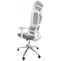 Кресло SitUp PALMA (Пальма) White chrome (сетка Grey/Grey) купить в Минске