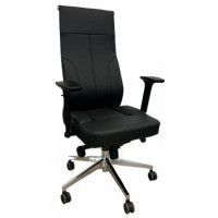 Кресло SitUp PARTNER (Партнер) chrome экокожа черный