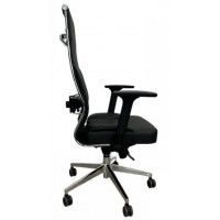 Кресло SitUp PARTNER (Партнер) chrome экокожа черный купить в Минске