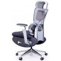 Кресло-реклайнер SitUp PIRAT (Пират) Grey chrome (сетка Grey/Grey) купить в Минске Кресло-реклайнер SitUp PIRAT (Пират) Grey chrome (сетка Grey/Grey) купить в Минске