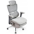 Кресло-реклайнер SitUp PIRAT (Пират) Grey chrome (сетка Light Grey/Light Grey) купить в Минске