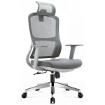 Кресло SitUp POINT LUX GREY chrome (сетка Grey/Grey)