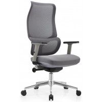 Кресло SitUp SAKURA GREY chrome (сетка Grey/ Grey)