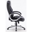 Кресло SitUp SANTA (Санта) chrome (экокожа Black/Black) купить в Минске