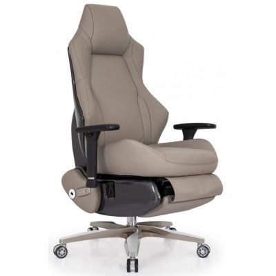 Кресло-реклайнер SitUp SPACE (Спэйс) (кожа WHITE RICE) купить в Минске