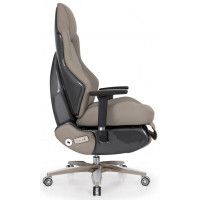 Кресло-реклайнер SitUp SPACE (Спэйс) (кожа WHITE RICE) купить в Минске