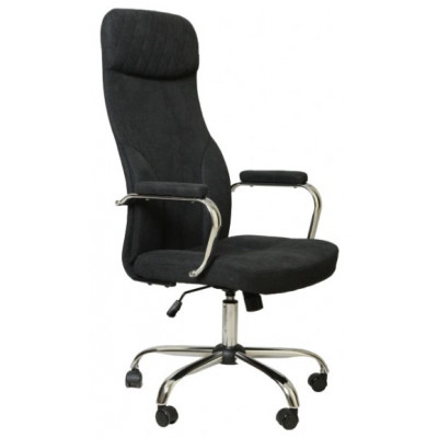 Кресло SitUp TUCSON chrome (ткань Black/Black) купить в Минске