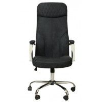 Кресло SitUp TUCSON chrome (ткань Black/Black) купить в Минске