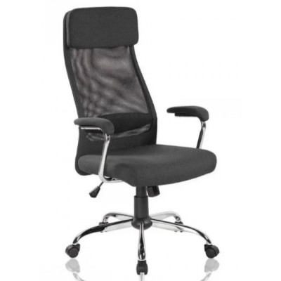 Кресло SitUp VAASA сhrome (сетка Black/ткань Black) купить в Минске