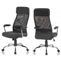 Кресло SitUp VAASA сhrome (сетка Black/ткань Black) купить в Минске