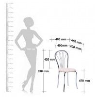 Стул VANESSA (Ванесса) Black купить в Минске Стул VANESSA (Ванесса) Black купить в Минске