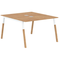 Двухместная рабочая станция Forta FWST 1113 White купить в Минске