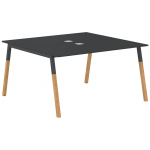 Двухместная рабочая станция Forta FWST 1313 Anthracite
