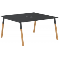 Двухместная рабочая станция Forta FWST 1313 Anthracite