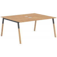 Двухместная рабочая станция Forta FWST 1513 Anthracite