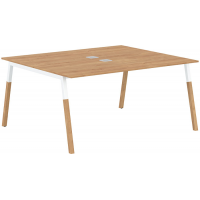 Двухместная рабочая станция Forta FWST 1513 White купить в Минске