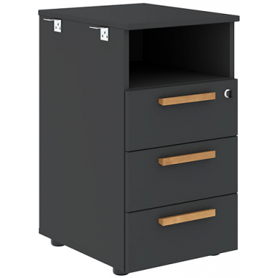 Тумба приставная Forta FLC 3D.1 Anthracite купить в Минске