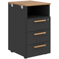 Тумба приставная Forta FLC 3D.1 Anthracite купить в Минске