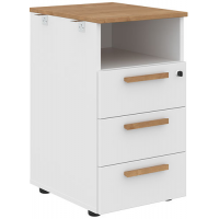 Тумба приставная Forta FLC 3D.1 White купить в Минске