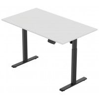 Стол регулируемый одномоторный Smartstol One 1400х800х18мм (черная рама) купить в Минске