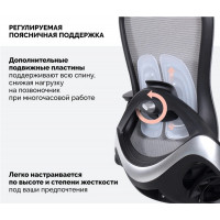 Кресло SPARX Enigma Plus (Энигма Плюс) Black/Dark Grey черный/темно-серый Кресло SPARX Enigma Plus (Энигма Плюс) Black/Dark Grey черный/темно-серый
