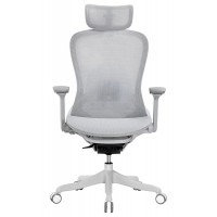 Кресло SPARX Enigma (Энигма) White/Grey белый/серый
