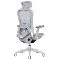Кресло SPARX Enigma (Энигма) White/Grey белый/серый