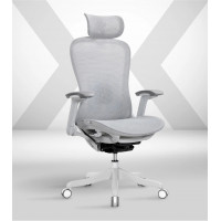 Кресло SPARX Enigma (Энигма) White/Grey белый/серый