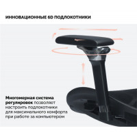 Кресло SPARX Evil FT Black/Black черный/черный