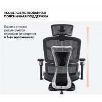 Кресло SPARX Evil FT Black/Black черный/черный