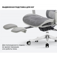 Кресло SPARX Evil FT Grey / Grey серый/серый