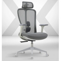 Кресло SPARX Fansil (Фансиль) White/Grey белый/серый