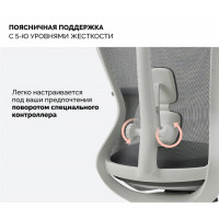 Кресло SPARX Fansil (Фансиль) White/Grey белый/серый
