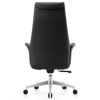 Кресло SPARX Finess PU Chrome / Black экокожа/черный Кресло SPARX Finess PU Chrome / Black экокожа/черный