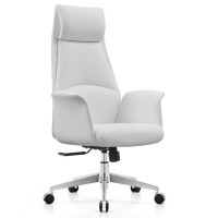 Кресло SPARX Finess PU Chrome / White экокожа/белый Кресло SPARX Finess PU Chrome / White экокожа/белый