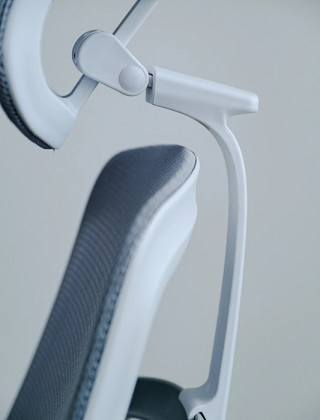 Кресло SPARX Ghost White/Grey белый/серый