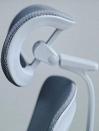 Кресло SPARX Ghost White/Grey белый/серый