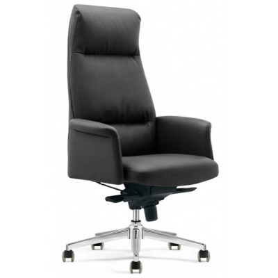 Кресло SPARX Loren NL Chrome / Black натуральная кожа/черный Кресло SPARX Loren NL Chrome / Black натуральная кожа/черный