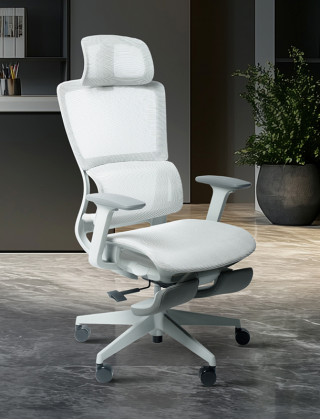 Кресло SPARX Luster (Лустер) White/White белый/белый
