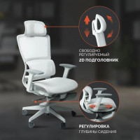 Кресло SPARX Luster (Лустер) White/White белый/белый Кресло SPARX Luster (Лустер) White/White белый/белый