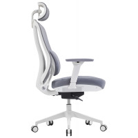 Кресло SPARX Pillow (Пиллоу) White/Grey белый/серый