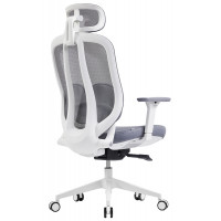 Кресло SPARX Pillow (Пиллоу) White/Grey белый/серый